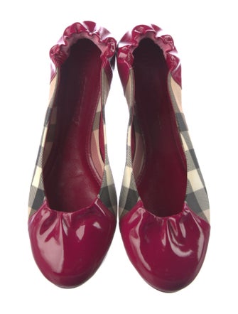 Burberry Nova Check Pattern Ballet Flats