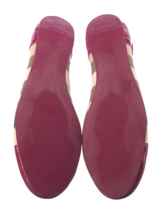 Burberry Nova Check Pattern Ballet Flats