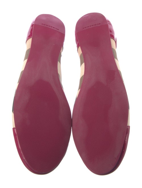 Burberry Nova Check Pattern Ballet Flats