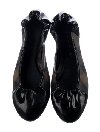Burberry Nova Check Pattern Ballet Flats