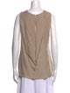Burberry Prorsum Silk V-Neck Top