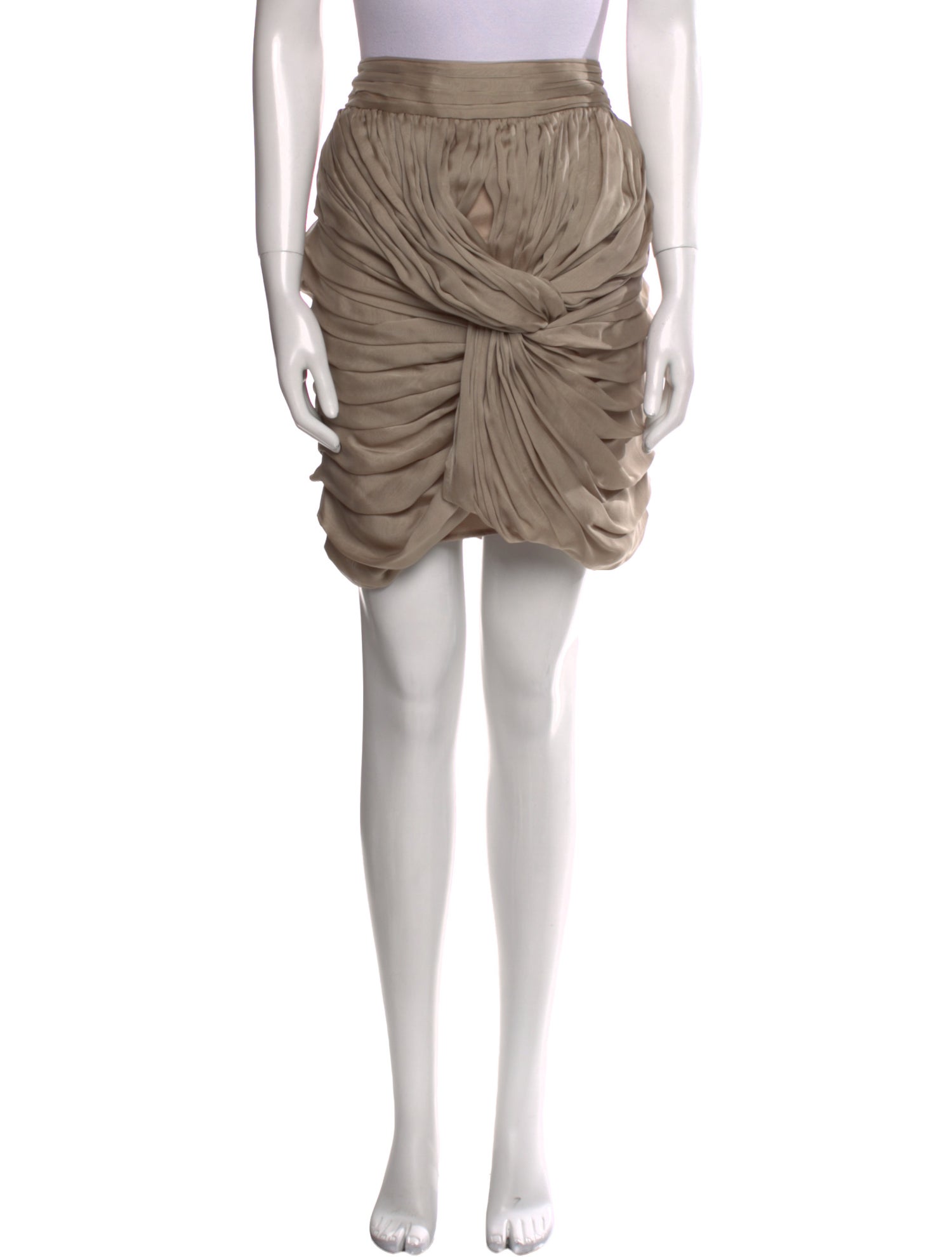 Burberry Prorsum Silk Knee-Length Skirt w/ Tags