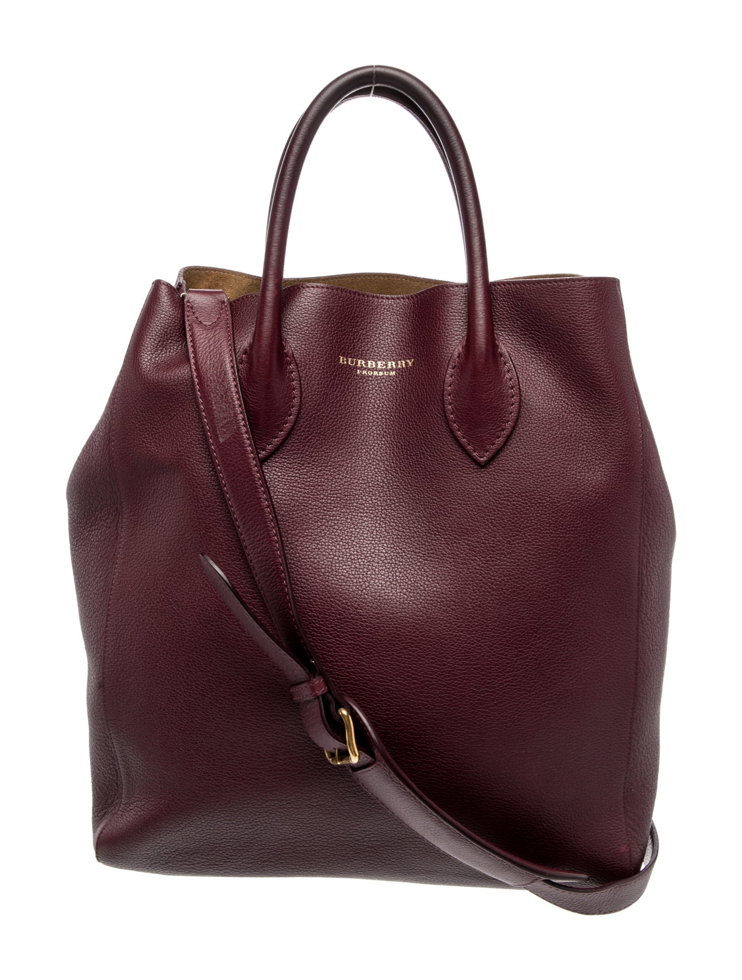 Burberry Prorsum Leather Bucket Bag