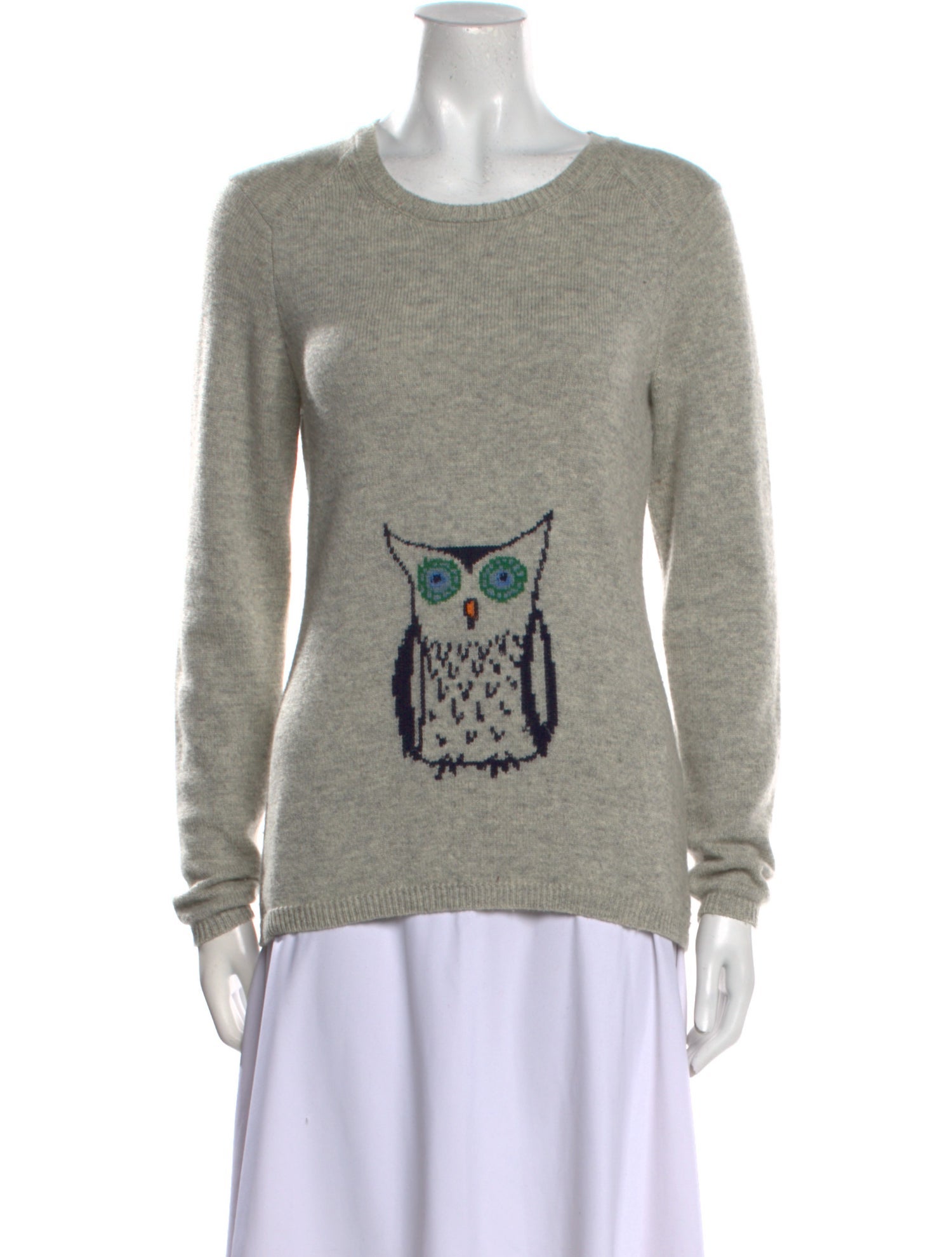 Burberry Prorsum Cashmere Graphic Print Sweater