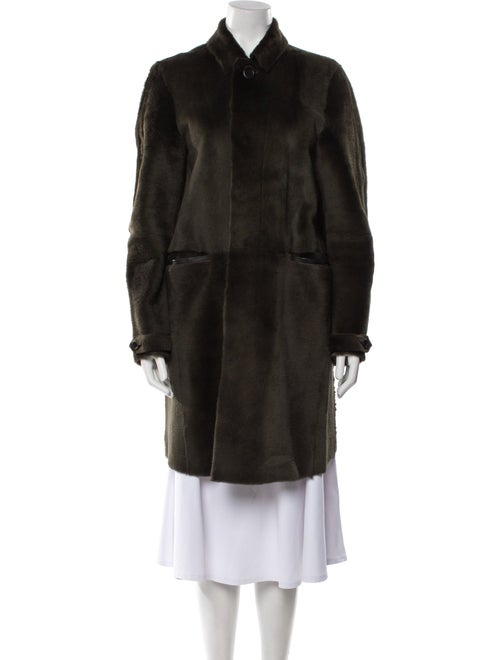 Burberry Prorsum Shearling Fur Coat