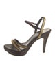 Burberry Prorsum Leather Sandals