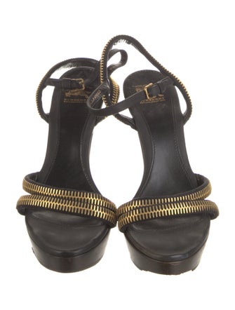 Burberry Prorsum Leather Sandals