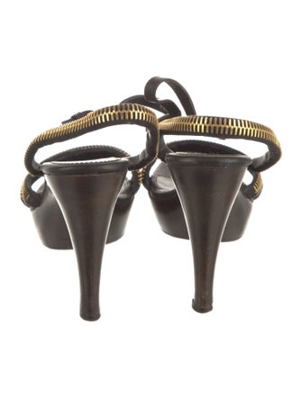 Burberry Prorsum Leather Sandals