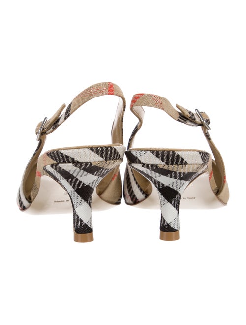 Burberry Prorsum Printed Slingback Pumps