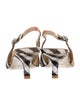 Burberry Prorsum Printed Slingback Pumps