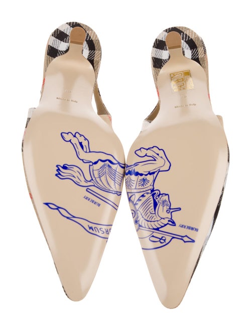 Burberry Prorsum Printed Slingback Pumps