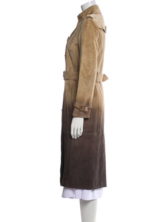 Burberry Prorsum Suede Trench Coat