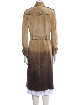 Burberry Prorsum Suede Trench Coat
