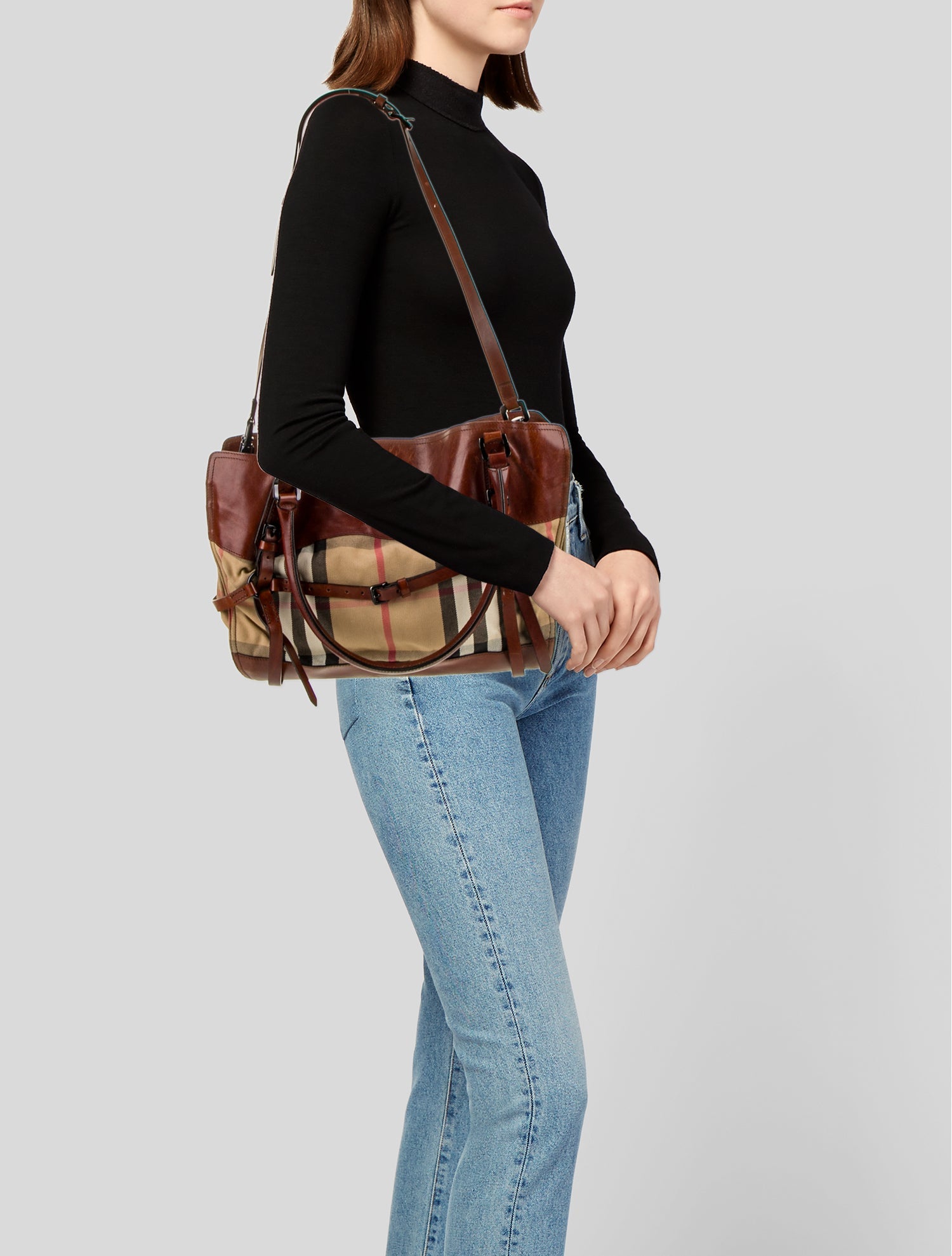 Burberry Canvas Shoulder Bag