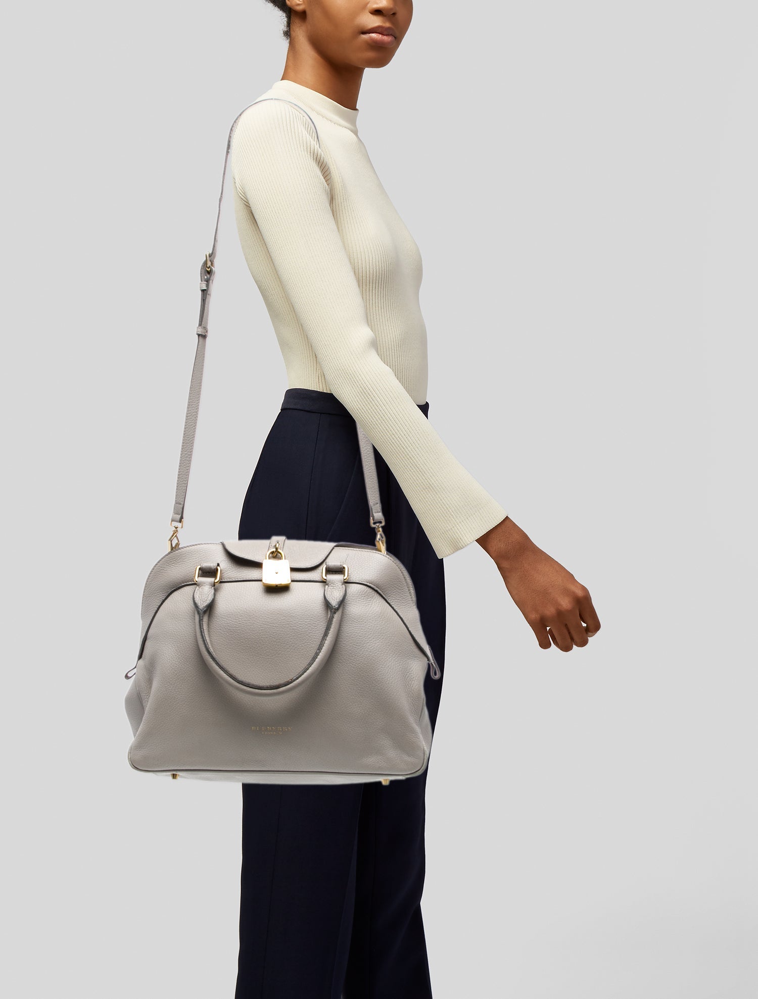 Burberry Prorsum House Check Top Handle Bag