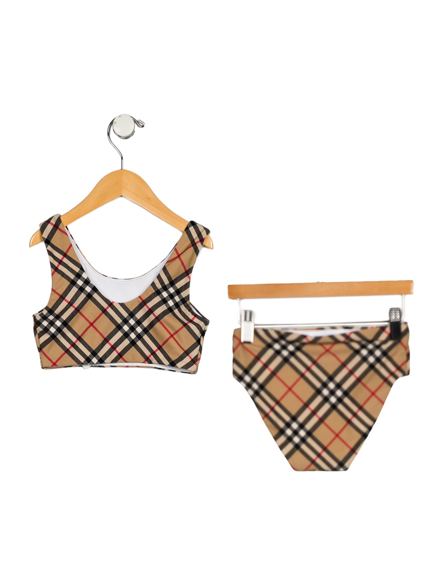 Burberry Girls' Nova Check Bikini Set w/Tags