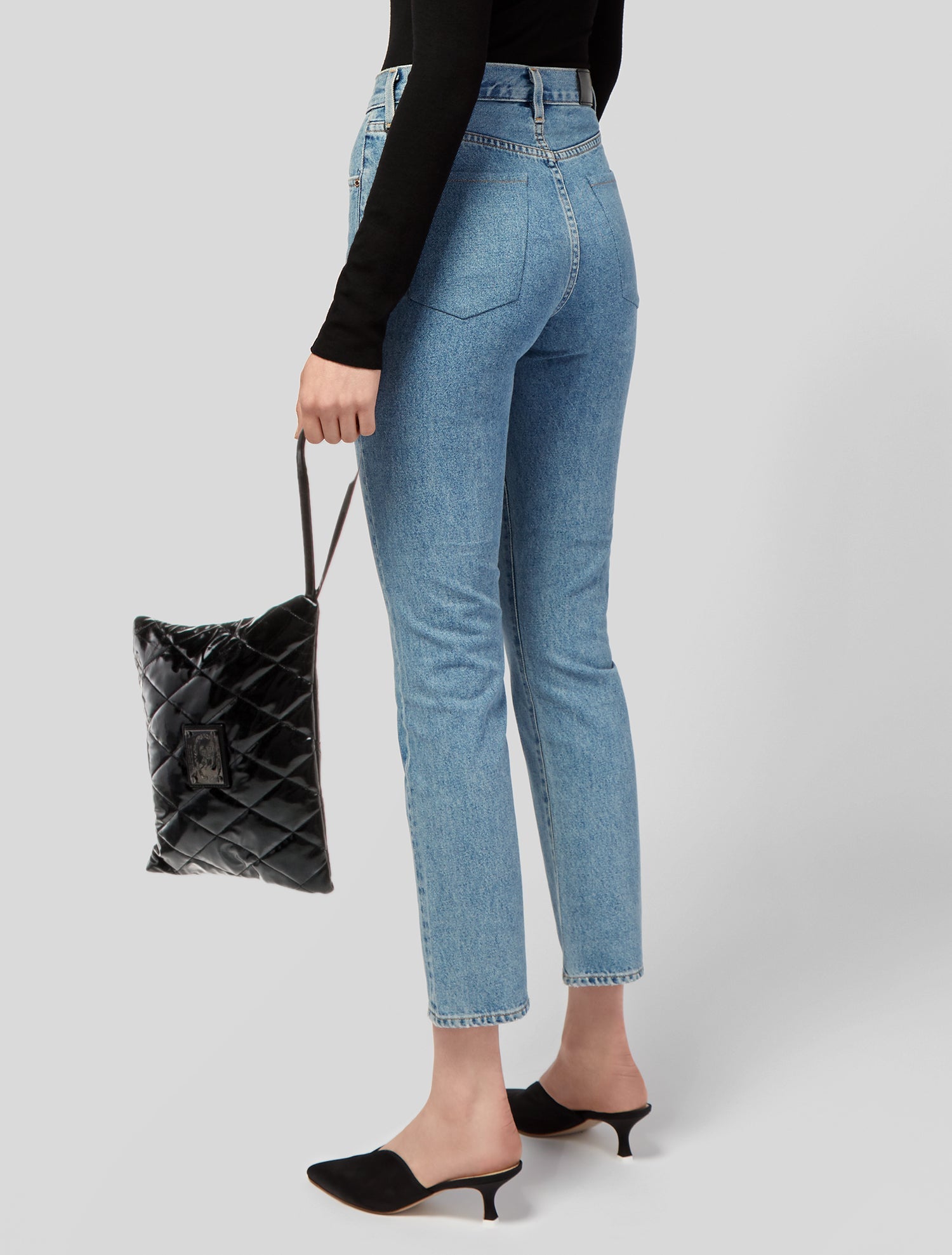 Burberry Vinyl Top Handle Bag