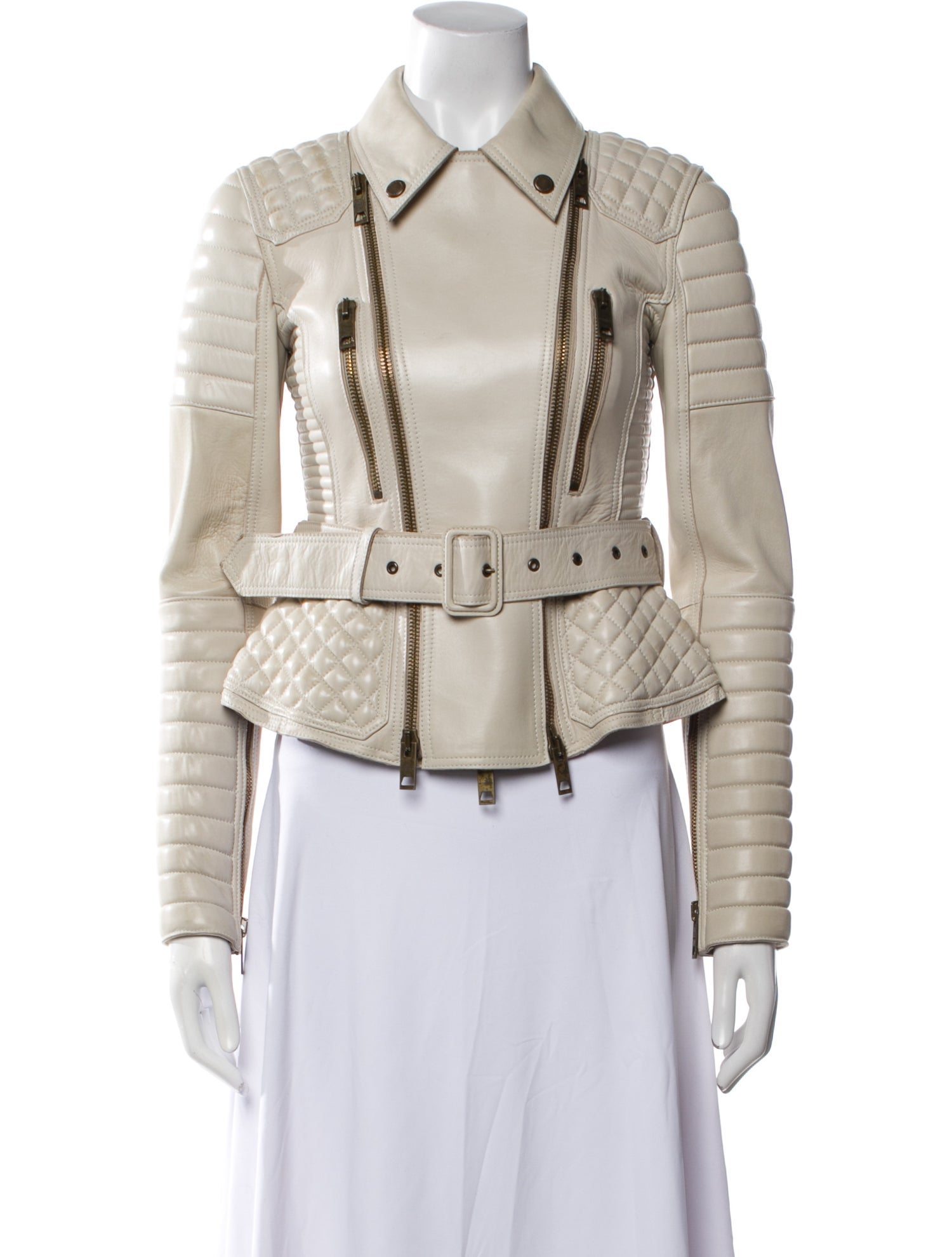 Burberry Prorsum Leather Biker Jacket