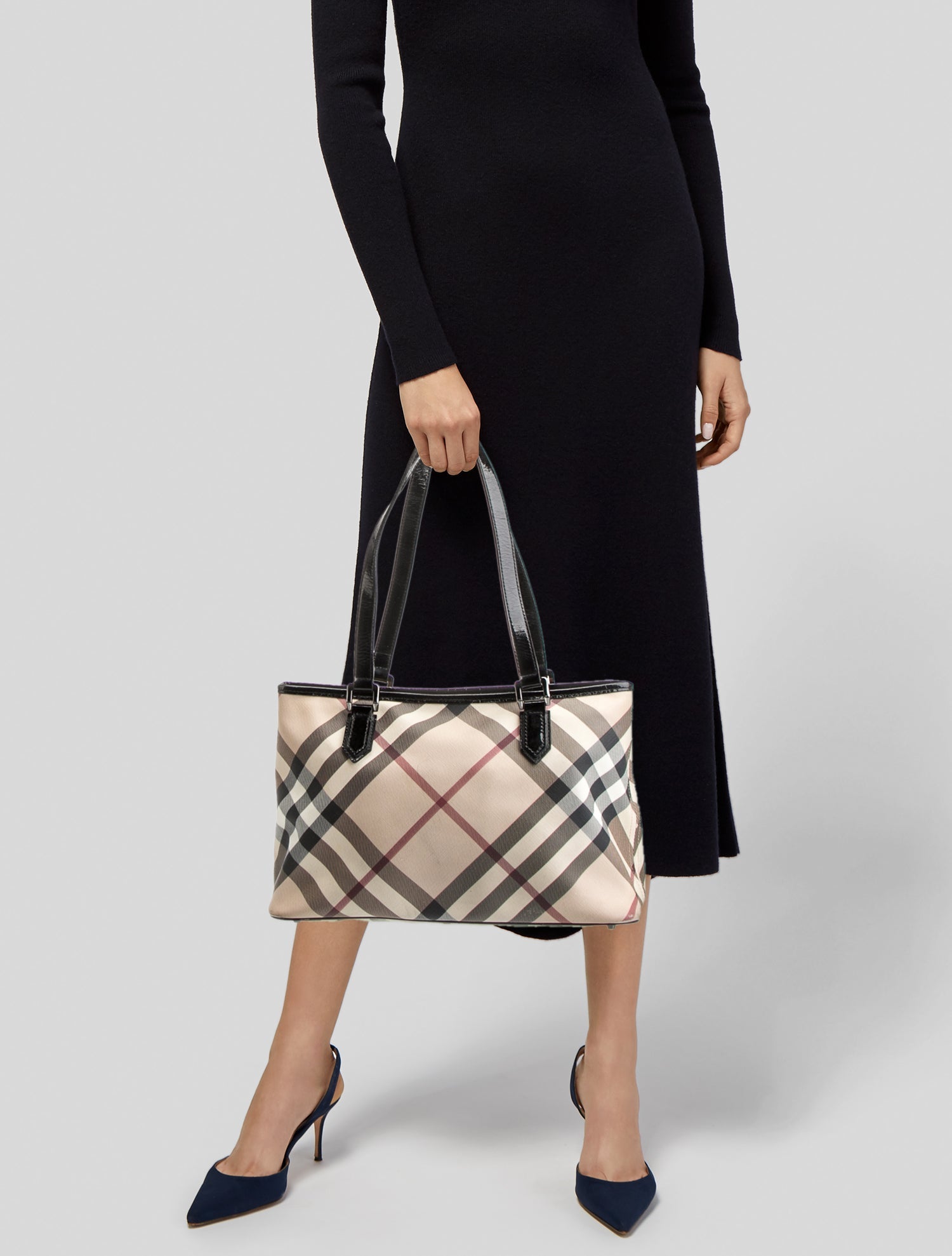 Burberry Prorsum Super Nova Check Tote