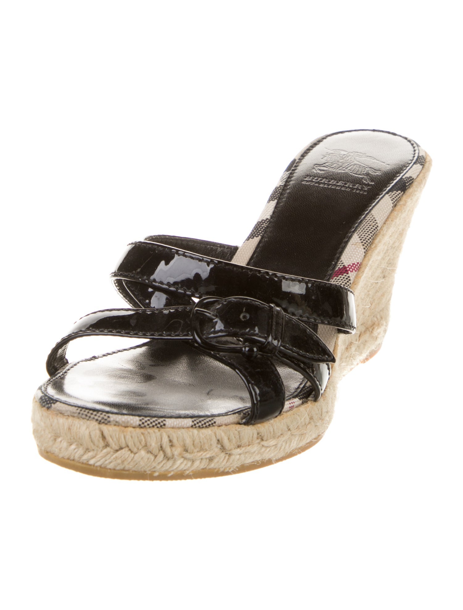 Burberry Prorsum Patent Leather Espadrilles