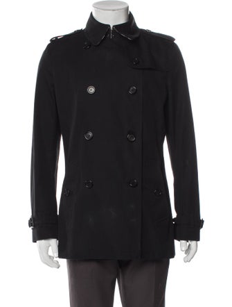 Burberry Prorsum Nova Check Pattern Peacoat