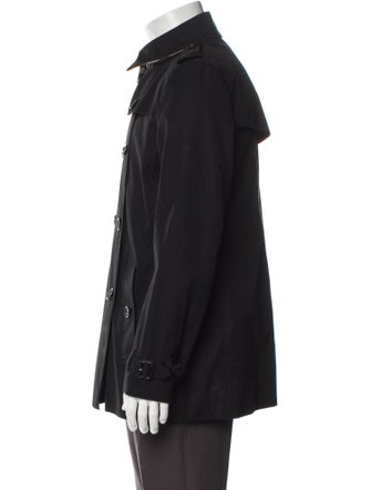 Burberry Prorsum Nova Check Pattern Peacoat