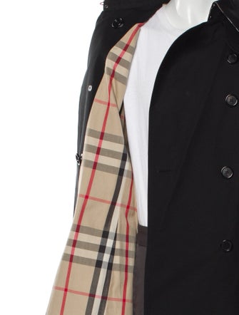 Burberry Prorsum Nova Check Pattern Peacoat