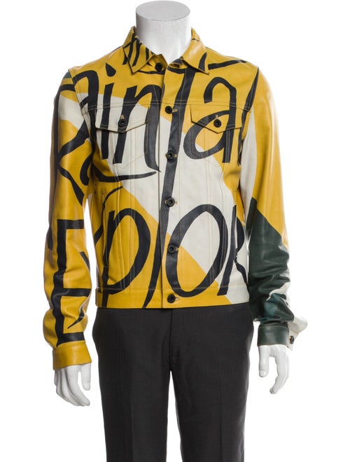 Burberry Prorsum 2015 Calf Leather Denim Jacket