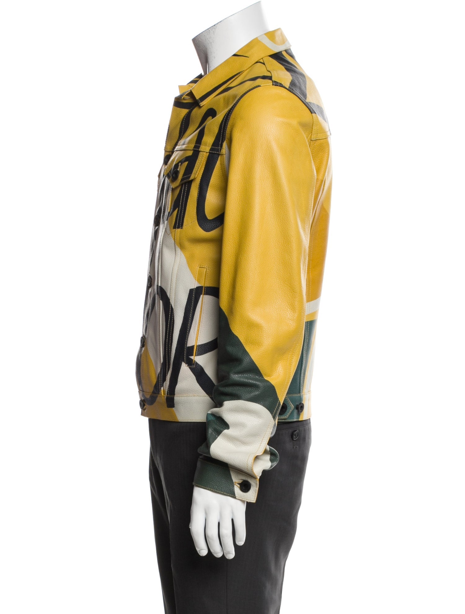 Burberry Prorsum 2015 Calf Leather Denim Jacket