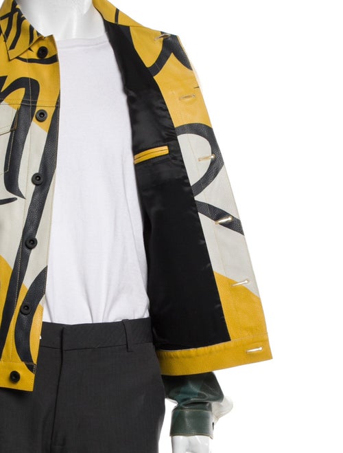 Burberry Prorsum 2015 Calf Leather Denim Jacket