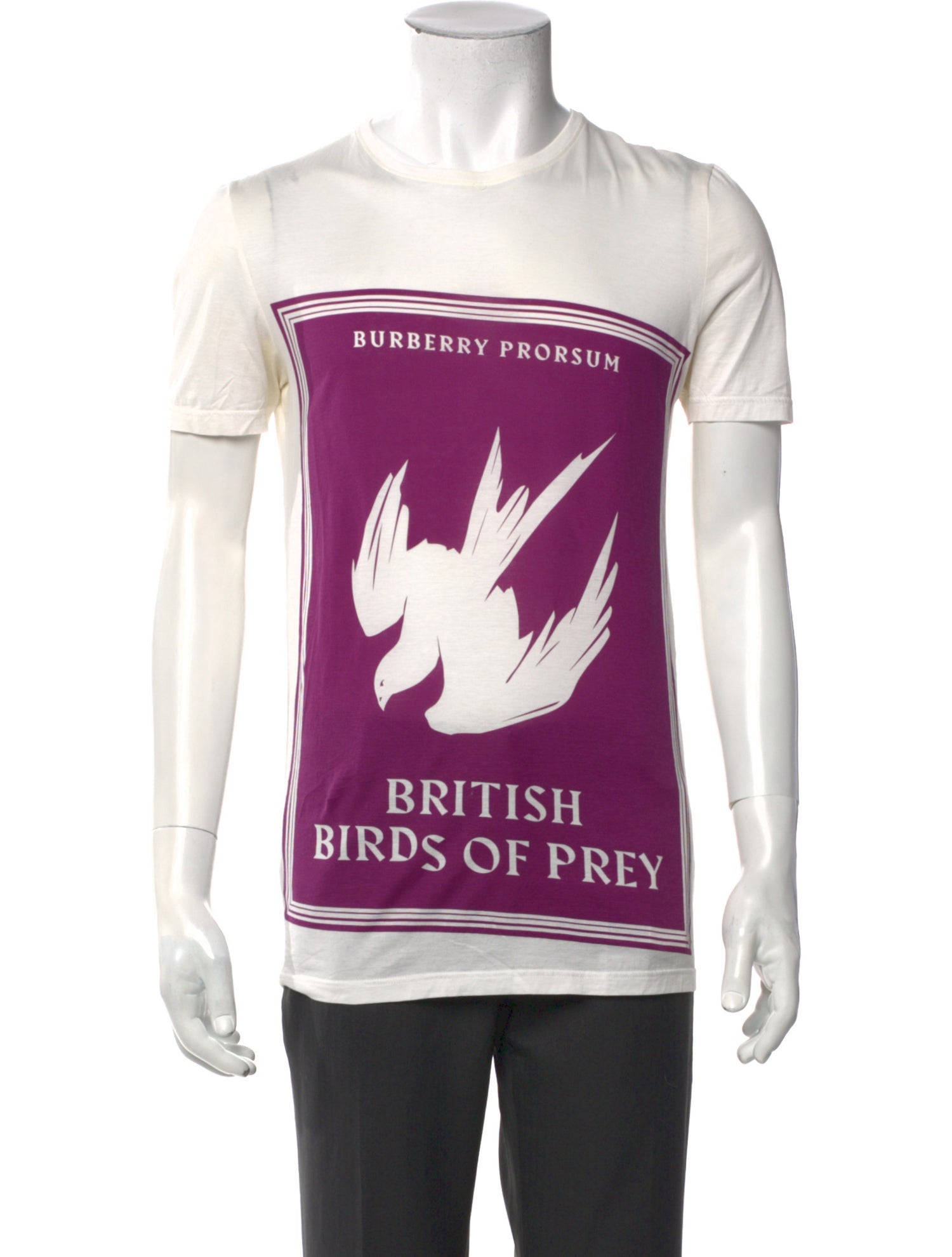 Burberry Prorsum Graphic Print Crew Neck T-Shirt