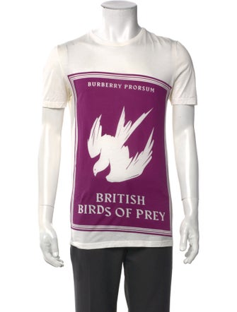 Burberry Prorsum Graphic Print Crew Neck T-Shirt