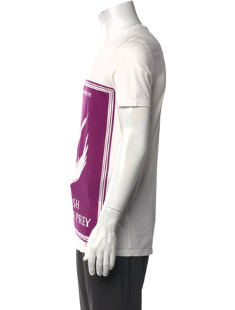 Burberry Prorsum Graphic Print Crew Neck T-Shirt