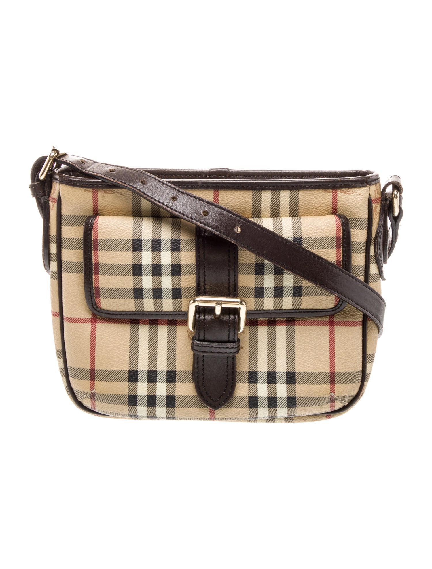 Burberry Prorsum Haymarket Check Messenger Bag