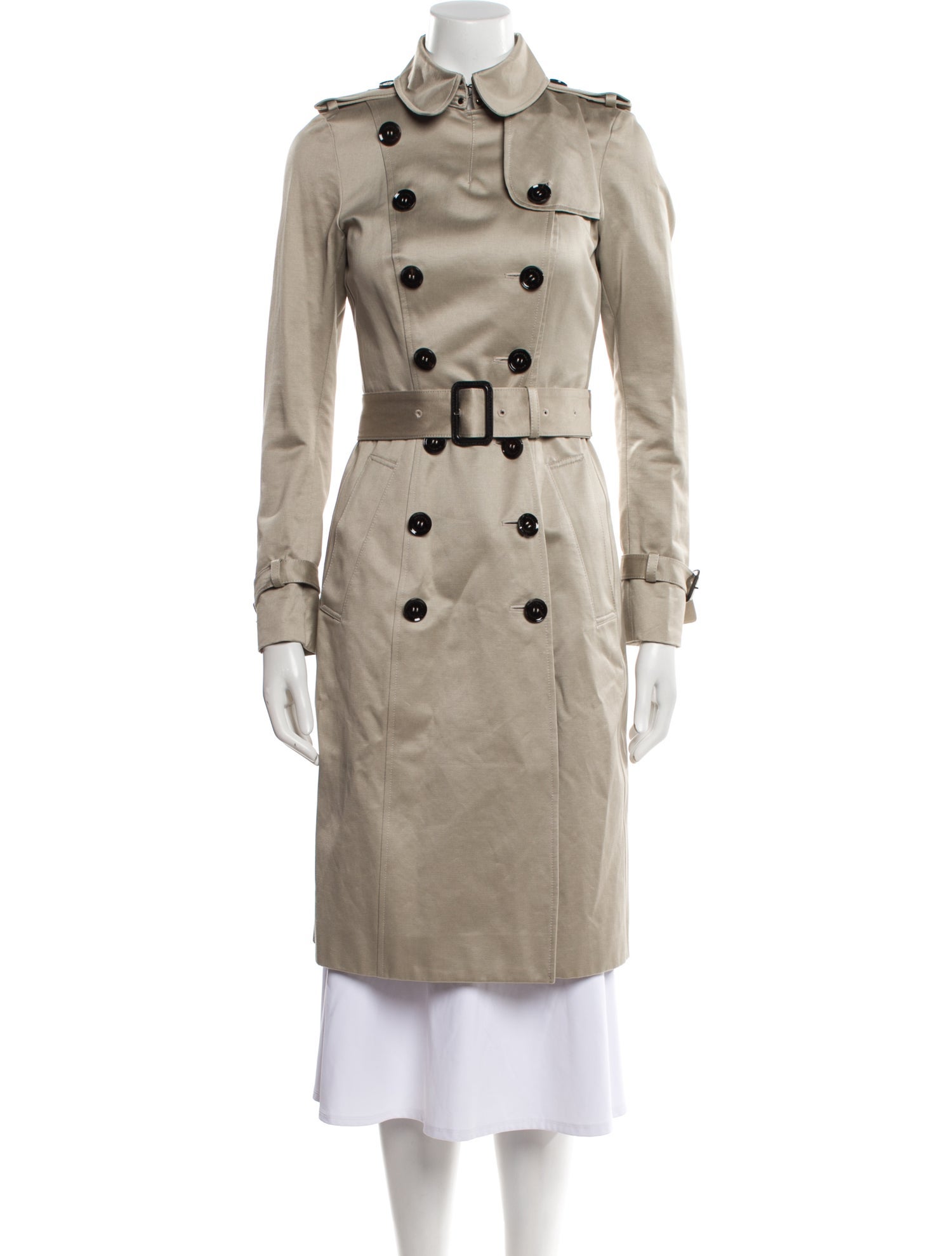Burberry Prorsum Printed Trench Coat
