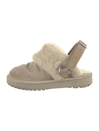 Burberry Prorsum Suede Slingback Flats