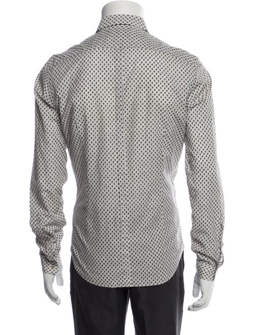 Burberry Prorsum Printed Long Sleeve Dress Shirt