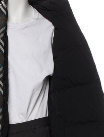 Burberry Plaid Print Parka