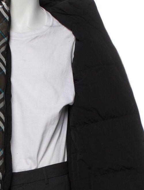 Burberry Plaid Print Parka