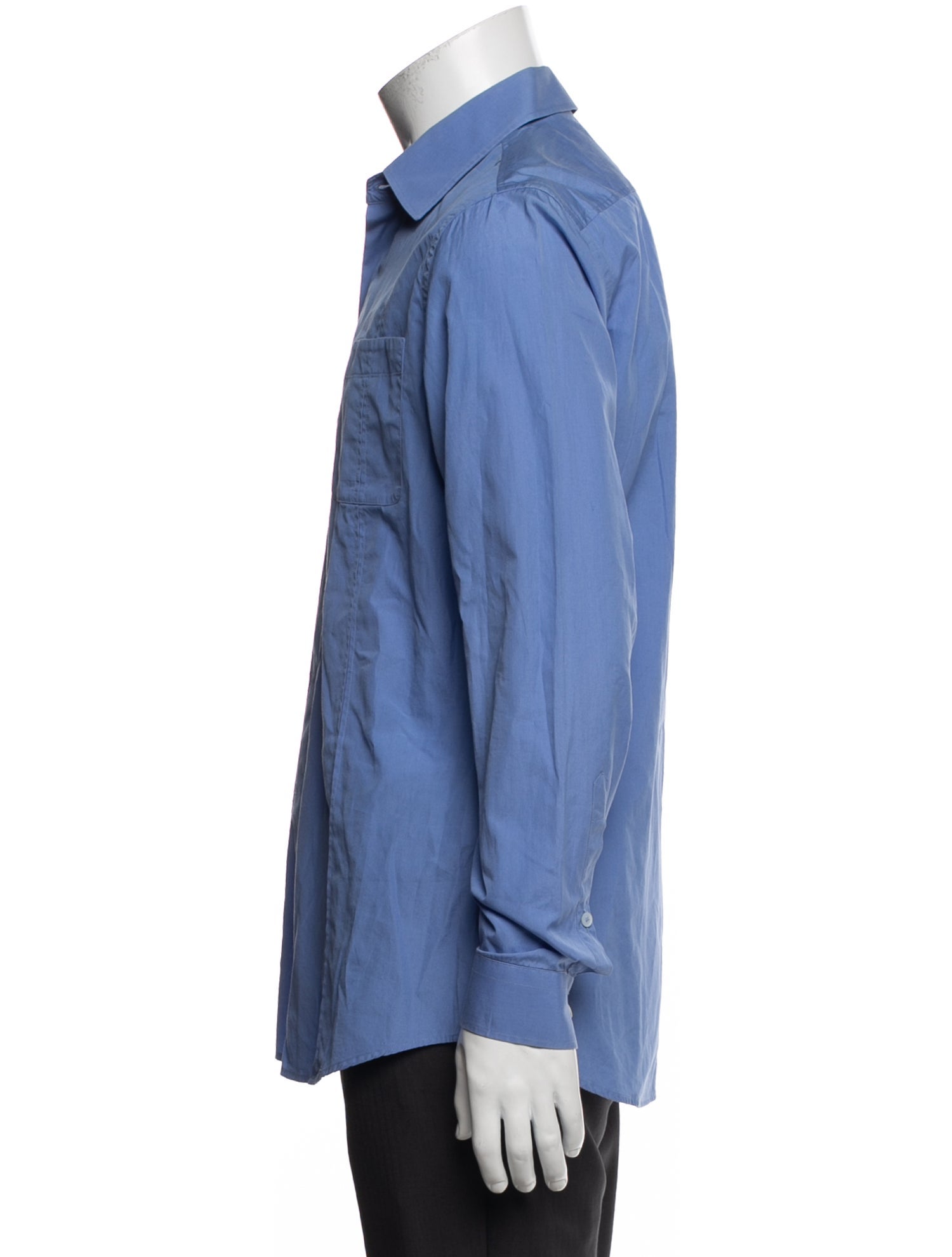 Burberry Striped Long Sleeve Dress Shirt