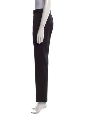 Burberry Prorsum Virgin Wool Straight Leg Pants