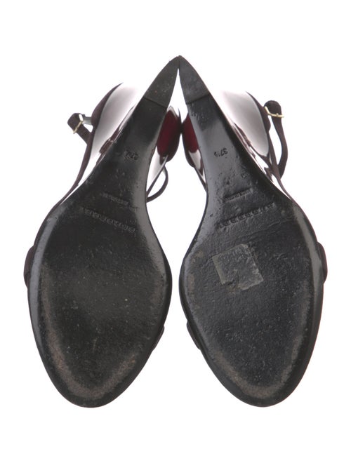 Burberry Prorsum Suede T-Strap Sandals