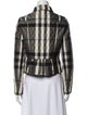 Burberry London Plaid Print Jacket