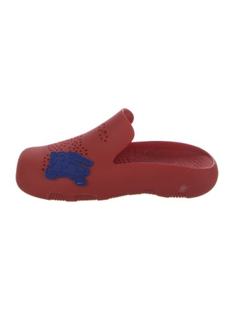 Burberry Rubber Lasercut Accents Slippers