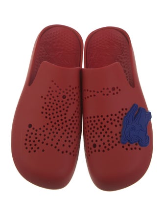 Burberry Rubber Lasercut Accents Slippers