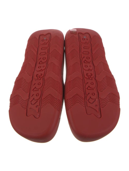 Burberry Rubber Lasercut Accents Slippers