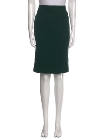 Burberry Prorsum Virgin Wool Knee-Length Skirt