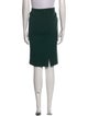 Burberry Prorsum Virgin Wool Knee-Length Skirt