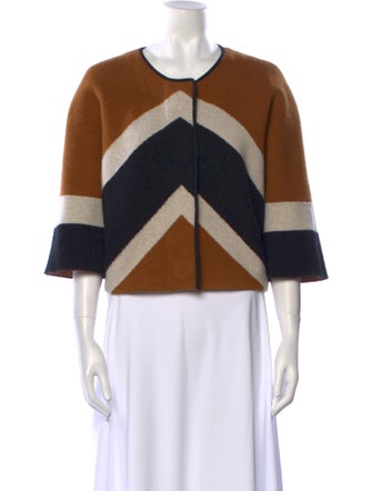 Burberry Prorsum Merino Wool Striped Sweater
