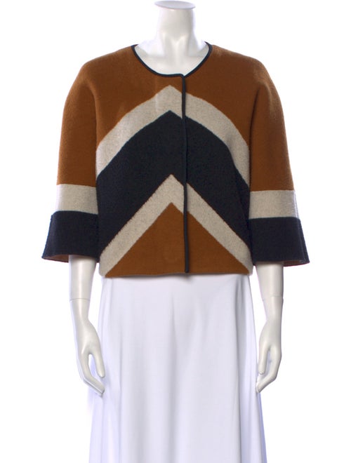 Burberry Prorsum Merino Wool Striped Sweater